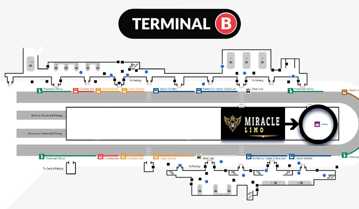 Miracle Limo Boston Logan Pick Up Terminal A